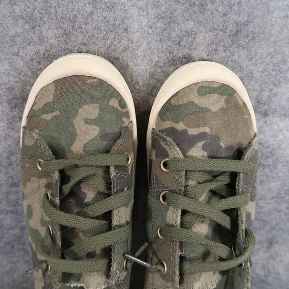 Time and Tru Shoes Womens 7 Sneaker Casual Slip On Stretch Camo Canvas Lifestyle - Picture 7 of 12